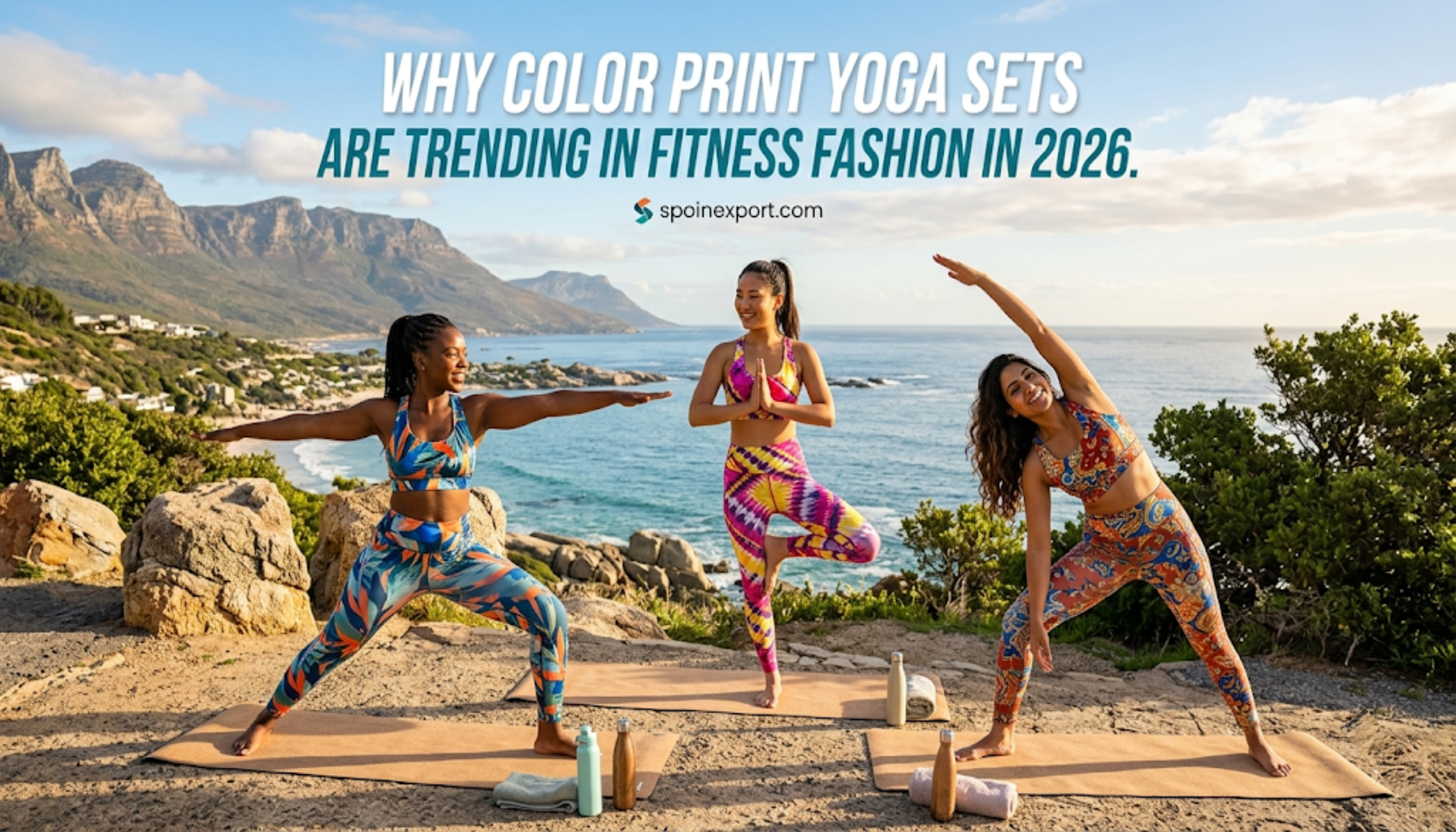 Color Print Yoga Sets