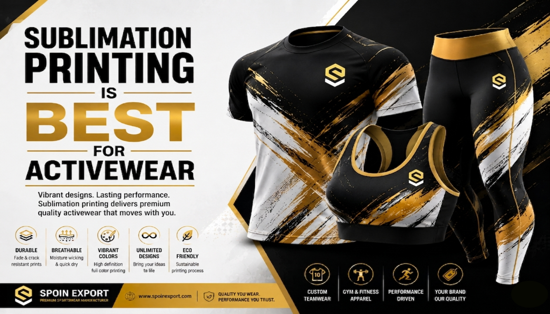 Sublimation Printing Is Best for Activewear