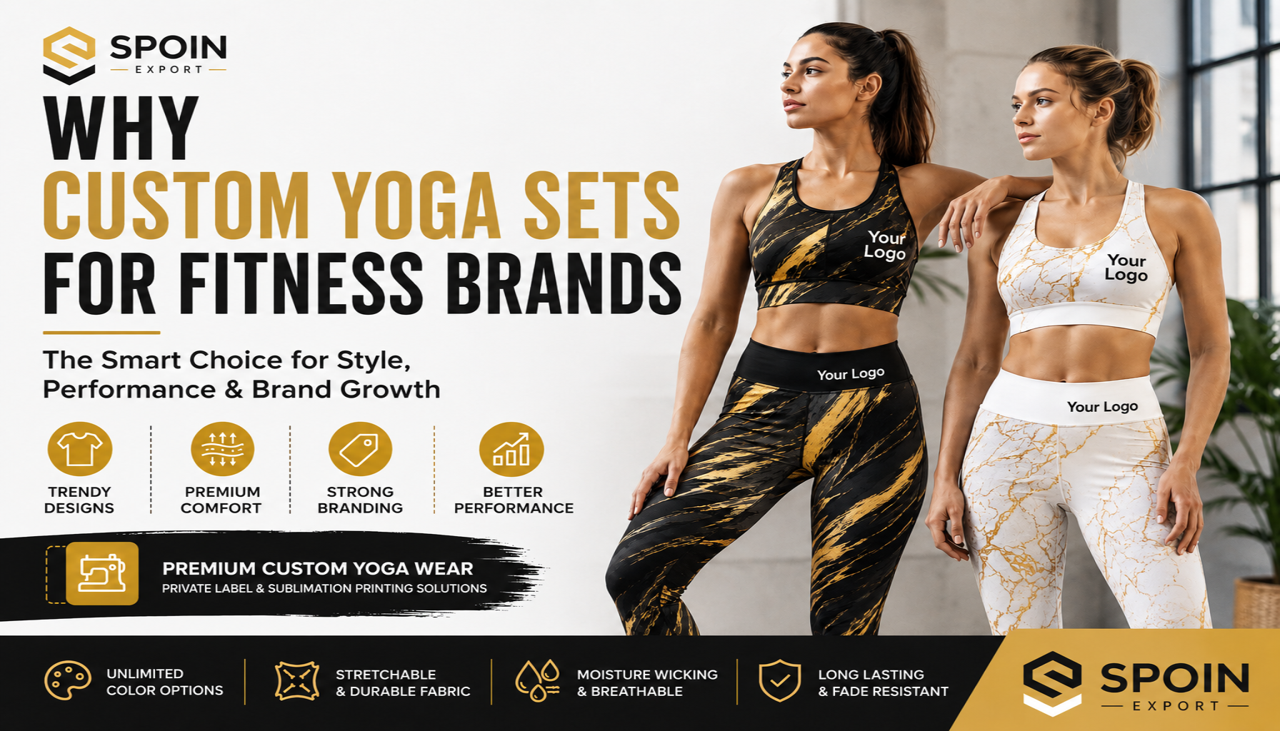 Custom Yoga Sets for Fitness Brands