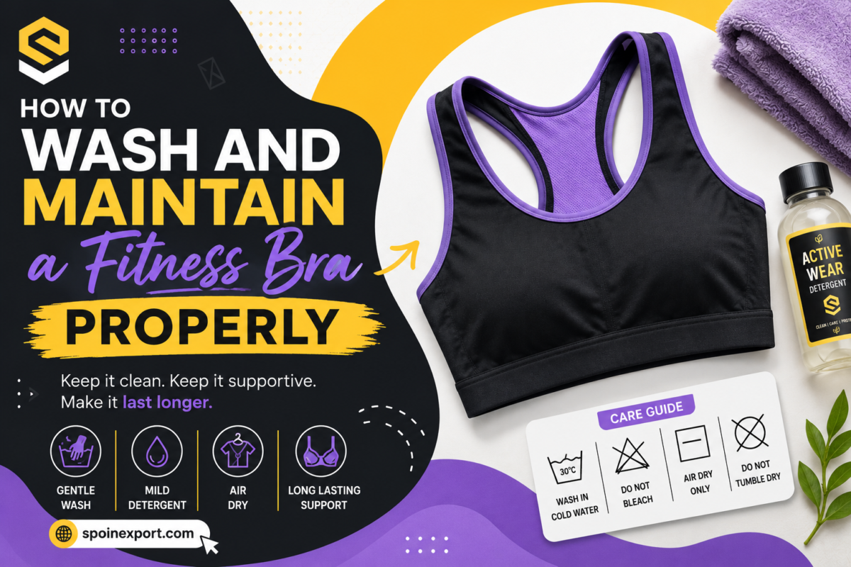 How to Wash and Maintain a Fitness Bra Properly