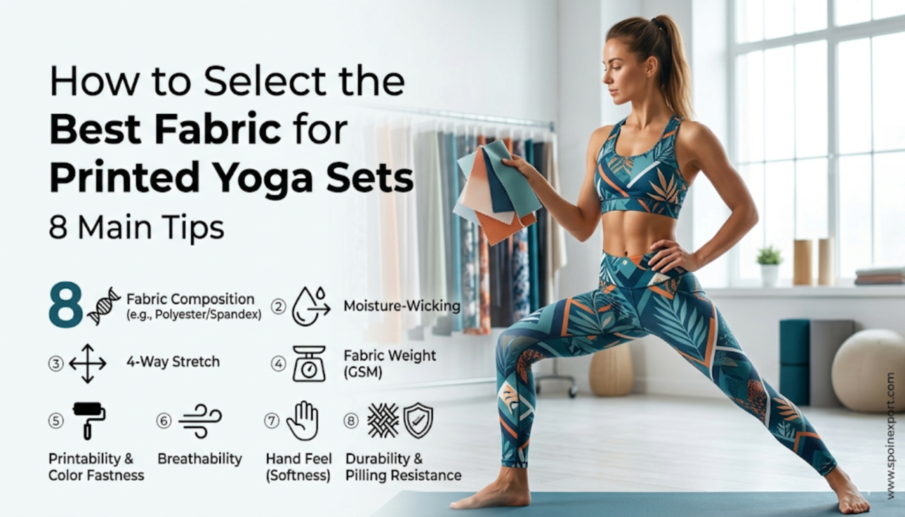 Best Fabric for Printed Yoga Sets