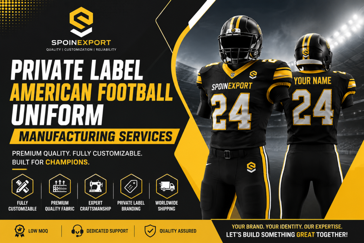Private Label American Football Uniform Manufacturing Services