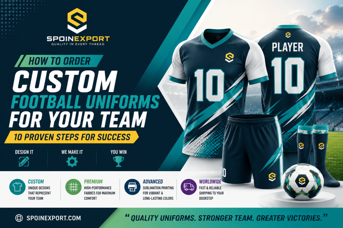 How to Order Custom Football Uniforms for Your Team