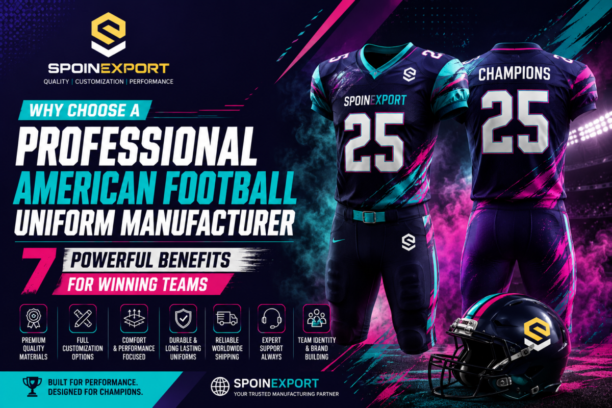 Why Choose a Professional American Football Uniform Manufacturer